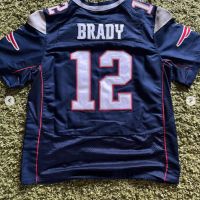 Оригинално Nike OnField jersey на New England Patriots - Tom Brady, с нашивките от Superbowl XLIX 💥, снимка 2 - Спортни дрехи, екипи - 45396585