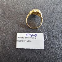 Златен дамски пръстен 4.28гр-14к, снимка 2 - Пръстени - 45287775