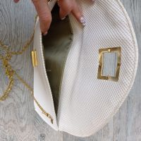 Нова официална чанта плик бяла, снимка 3 - Чанти - 45493701