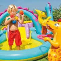 Детски надуваем басейн с пързалка и интересен дизайн , снимка 5 - Басейни и аксесоари - 45283472