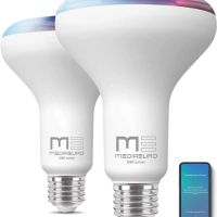 Smart WiFi LED крушки E27, 1080 лумена, Бяла светлина + RGB за Alexa, Google Home и Bixby, 12W и цве, снимка 1 - Лед осветление - 45396010