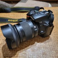 фотоапарат Nikon D5600 обектив SIGMA 18-200 F3.5-6.3 DC MACRO, снимка 3 - Фотоапарати - 45876301