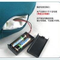 Масажна въглавница от мек дишащ материал / Размер: 30 х 30 х 10 см/ Захранване: Батерии 1.5V, AA х 2, снимка 3 - Масажори - 45574478