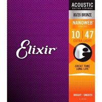 Струни за Акустична китара Elixir 10-47, снимка 1 - Китари - 45464761