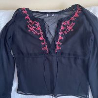 Фина блуза с бродерия, снимка 4 - Блузи с дълъг ръкав и пуловери - 45684252