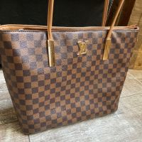 Нова кожена чанта торба LV  Louis Vuitton кафява , снимка 1 - Чанти - 45112215