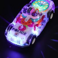 Музикална и светеща, прозрачна, полицейска кола играчка за деца, снимка 8 - Музикални играчки - 45699989