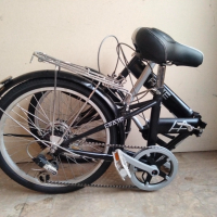 Сгъваем велосипед Hiate 20" (черен), снимка 3 - Велосипеди - 45053988