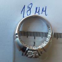 Сребърен пръстен, снимка 3 - Пръстени - 45647518