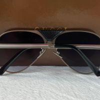 Gucci 2024 мъжки слънчеви очила авиатор с кожа 5 цвята, снимка 12 - Слънчеви и диоптрични очила - 45591492
