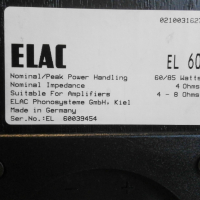 Elac El 60, снимка 6 - Тонколони - 45060399