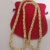 Златен синджир кралска плетка , снимка 10 - Колиета, медальони, синджири - 45619926