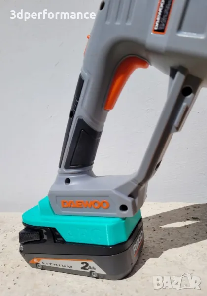 Преходник, адаптер батерия AEG - инструменти Daewoo , снимка 1