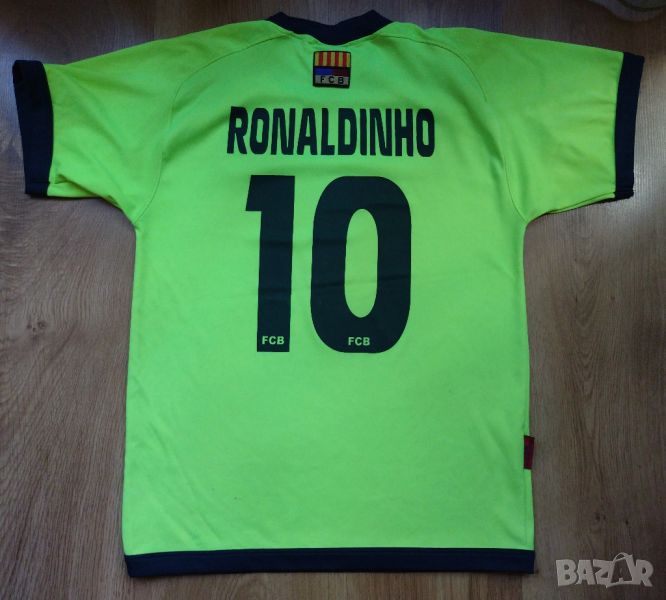 Ronaldinho #10 / Barcelona - детска футболна тениска, снимка 1