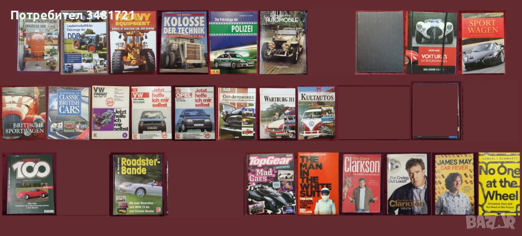 Автомобили, тежки машини, анализи, история - 25 книги, снимка 1