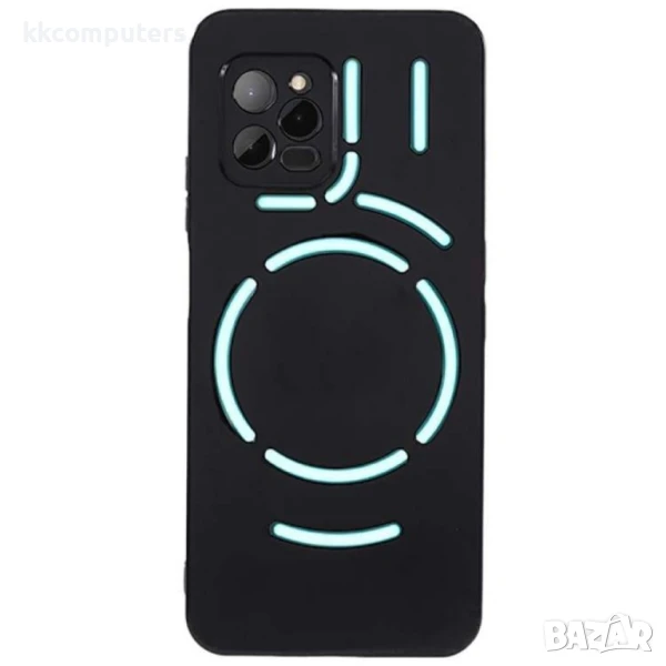 Гъвкав TPU Калъф + Скрийн Протектор за Unihertz Luna – Прозрачен / Черен, снимка 1