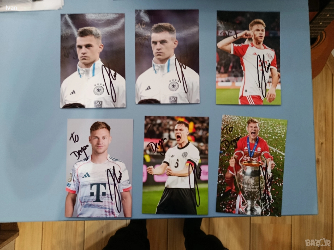 Joshua Kimmich Autograph – Bayern Munich оригинални снимки с подпис, снимка 1