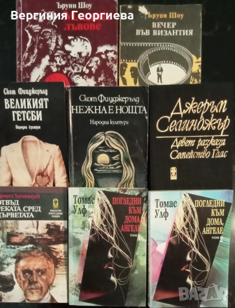 Американска литература - Хемингуей, Фицджералд, Селинджър и други , снимка 1