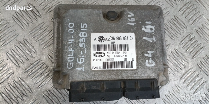 Компютър VW Golf 4 1.6i 2000г. 036906034CN 61600.612.03	, снимка 1