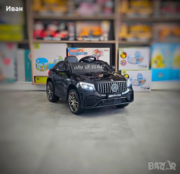 ТОП ЦЕНА!НОВО!Акумулаторна кола Mercedes GLC с 12Vбатерия,меки гуми,USB , снимка 1