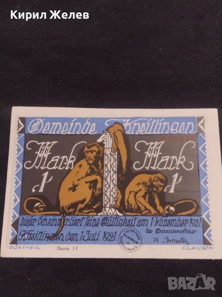 Банкнота НОТГЕЛД 1 марка 1921г. Германия перфектно състояние за КОЛЕКЦИОНЕРИ 45050, снимка 1