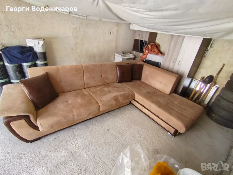 Разтегателен диван с клик-клак механизъм , снимка 1