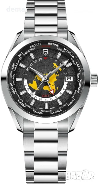 Pagani Design 1788 GMT Автоматичен мъжки часовник, висок клас NH34 GMT, снимка 1