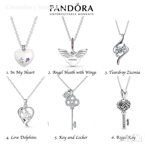 Сребърни колиета ПАНДОРА/ PANDORA Silver 925 Necklaces , снимка 1