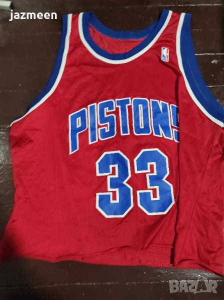 Потник за баскетбол Detroit Pistons, размер S, снимка 1