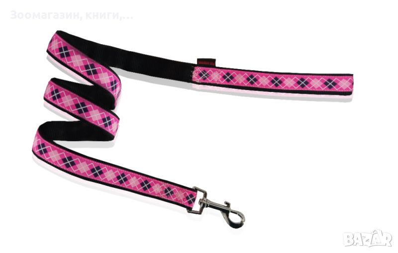 Повод за куче 120 см за куче PET INTEREST Romb Line Leash, снимка 1