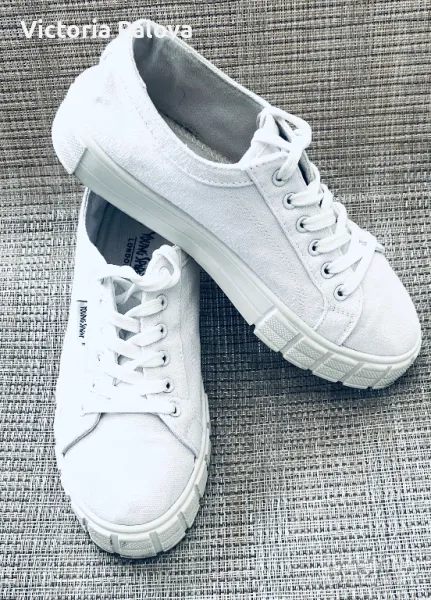 Красиви бели гуменки YOUNG SPIRIT LONDON, снимка 1