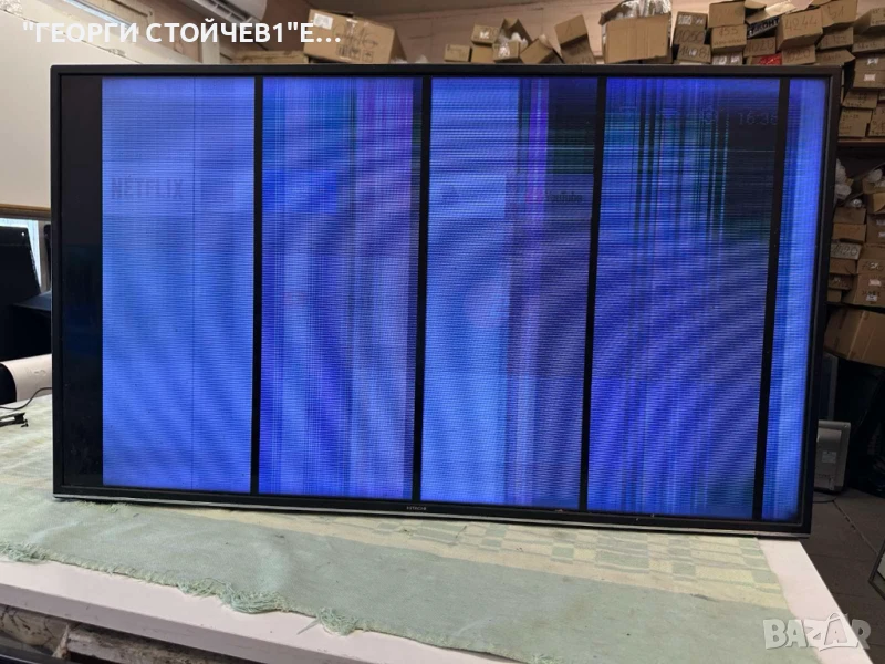 HITACHI  43HAE4252 ДЕФЕКТЕН ДИСПЛЕЙ 17MB171  17IPS62  PT430CT02-4-C-1    VES430UNDH-2D-N42 , снимка 1