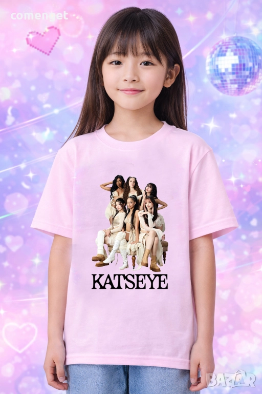 НОВО! Детски тениски KATSEYE K-POP BTS! Поръчай модел с ТВОЯ идея!, снимка 1