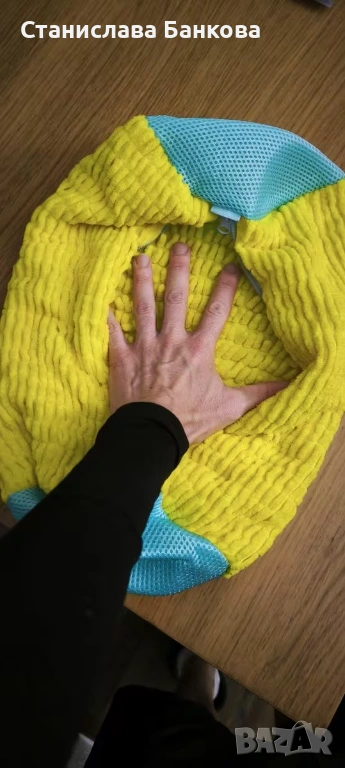 Предпазна торба за пране на маратонки в пералня – с омекотяващи влакна и здрав цип, снимка 1