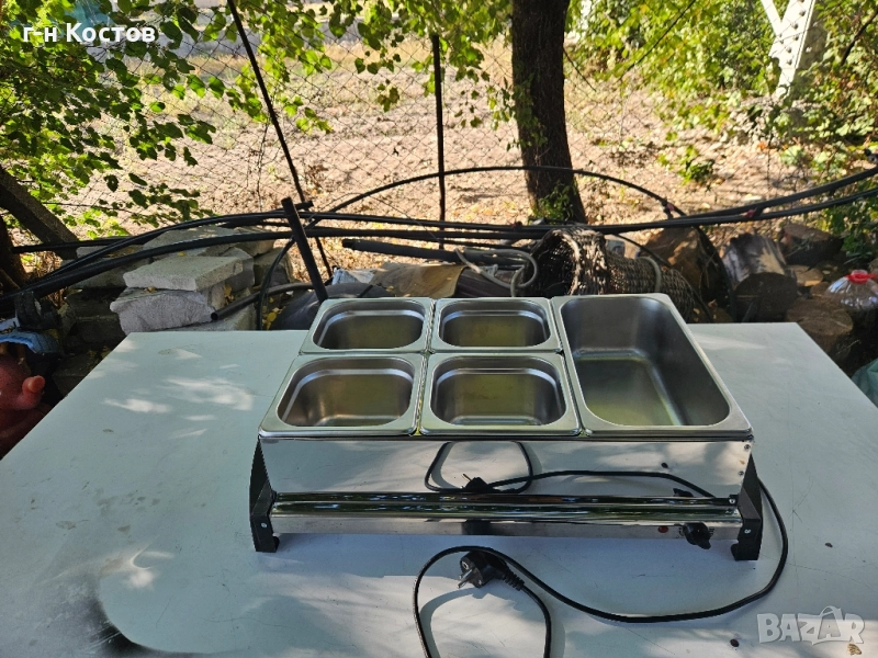 Толо Бен-мари със сух нагревател отдолу 1бр. гастронорми 1/3-10см. дълбочина , снимка 1