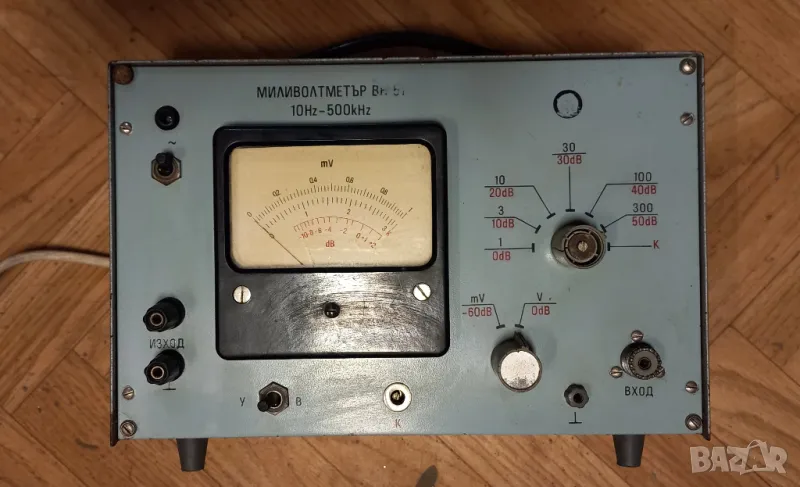 Ретро български миливолтметър ВН-51, снимка 1