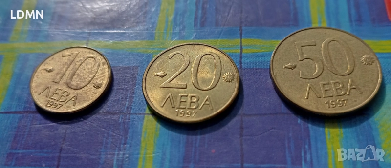 Сет 1997 10, 20 и 50 Лева Република България, снимка 1