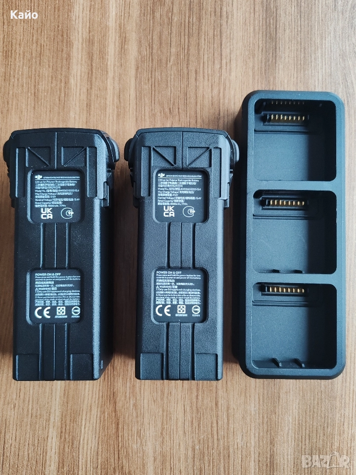 Dji mavic 3 батерии 2 броя + хъб, снимка 1