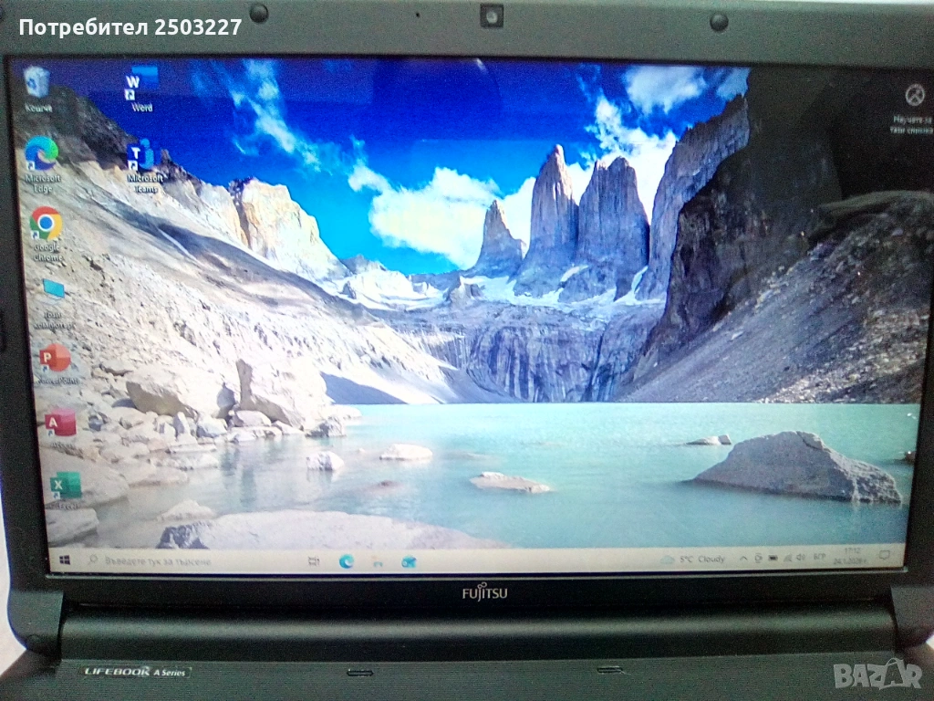 Лаптоп FUJITSU LIFEBOOK A SERIES MODEL: AH530 - 2 ПРОЦЕСОРА, снимка 1