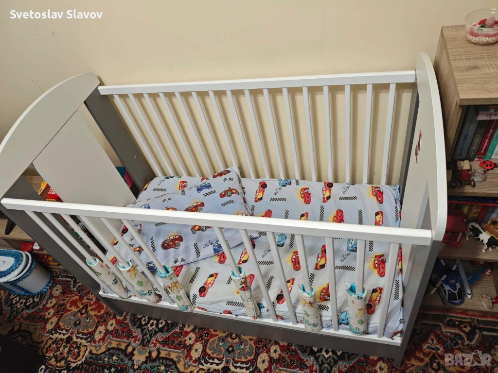 Бебешка кошара, креватче 120х60 см, закупена от Айко., снимка 1