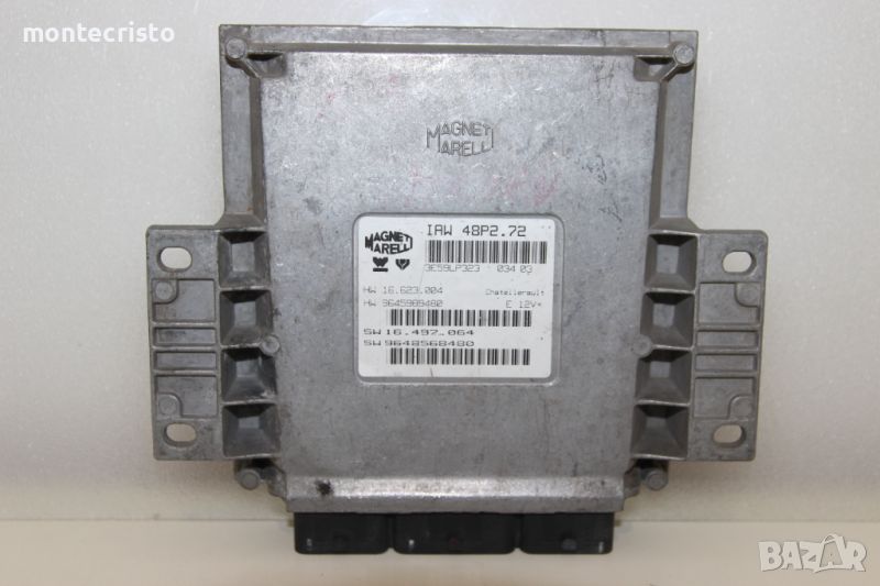 Моторен компютър ECU Citroen C3 (2002-2010г.) IAW 48P2.72 / IAW48P272 / 9645989480, снимка 1