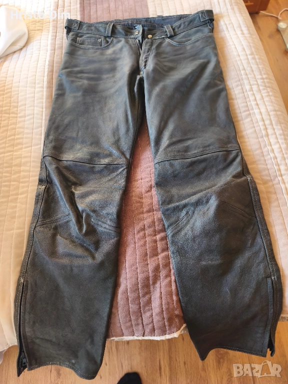 Кожен мото панталон, снимка 1