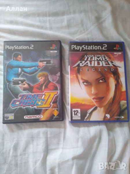 PlayStation 2  ps2 & 2 игри, Tomb raider,Time crisis 2, снимка 1