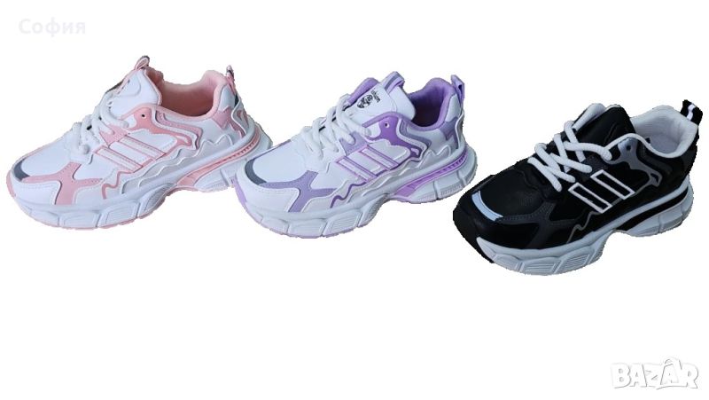 Нова колекция дамски спортни маратонки с разцветки, снимка 1