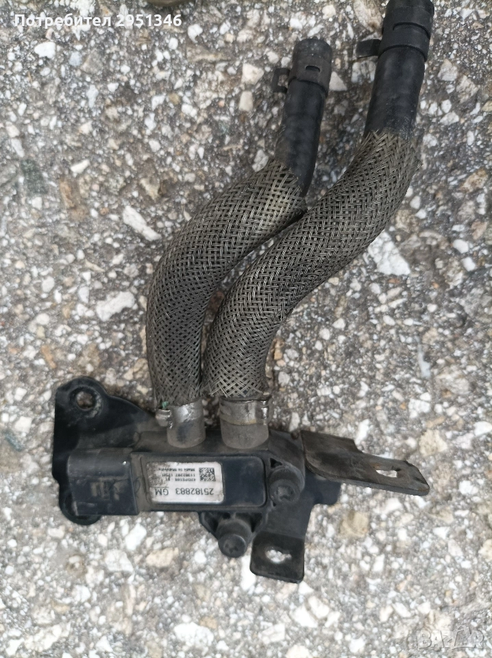  Сензор за налягане на DPF филтъра Chevrolet Captiva 25182883 Шевролет Каптива, снимка 1