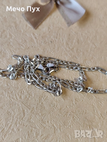 Сребърен синджир (368), снимка 4 - Колиета, медальони, синджири - 52512758