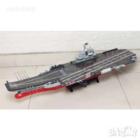 Конструктор Самолетоносач  Battleship тип LEGO с 1120 части, снимка 5 - Конструктори - 48203630