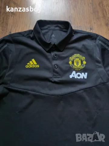 adidas Manchester United FC Polo - страхотна мъжка тениска М, снимка 3 - Тениски - 47078139