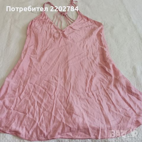 Сатенена нощница La senza с подарък, снимка 6 - Нощници - 30317110