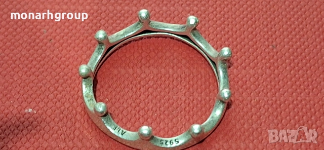 Сребърен пръстен, снимка 5 - Пръстени - 52713822